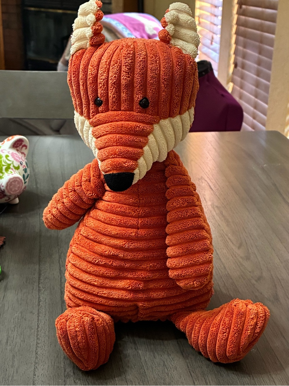 Jellycat 17" Cordy Roy Fox Plush London Corduroy Stuffed Animal Toy Orange - Picture 3 of 13